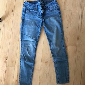 American Eagle Super Stretch Light Blue Jeggings
